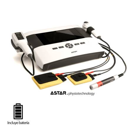 EQUIPO COMBINADO DE 3RA. GENERACIÓN 3 EN 1 “PHYSIO GO 701C” CON PANTALLA A COLOR TÁCTIL DE 7” ELECTROESTIMULADOR + ULTRASONIDO + LÁSER de 400 mW
