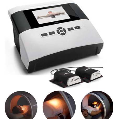 MAGNETOTERAPIA HOSPITALARIA DE 3RA GENERACIÓN DE 500 GAUSS CON INDICADOR SENSORIAL DE LA ACTIVIDAD MAGNÉTICA CON PANTALLA A COLOR TÁCTIL DE 7”