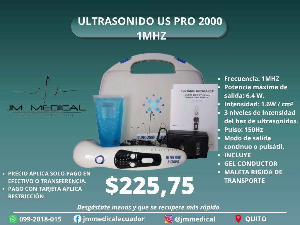 ULTRASONIDO US PRO 2000 1MHZ