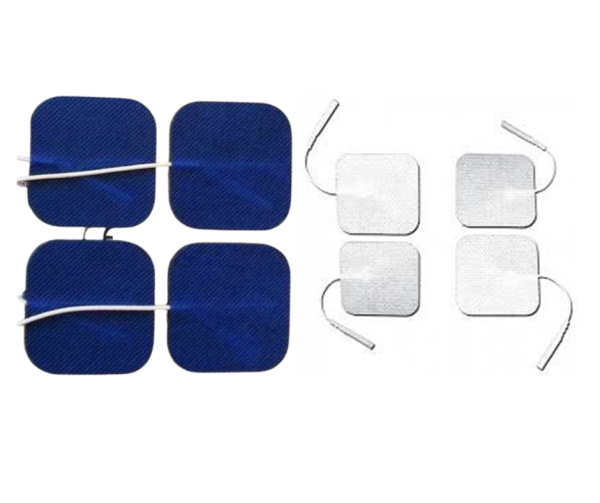 ELECTRODOS ADHESIVOS (5X 5 cm COLOR BLANCO O AZUL)